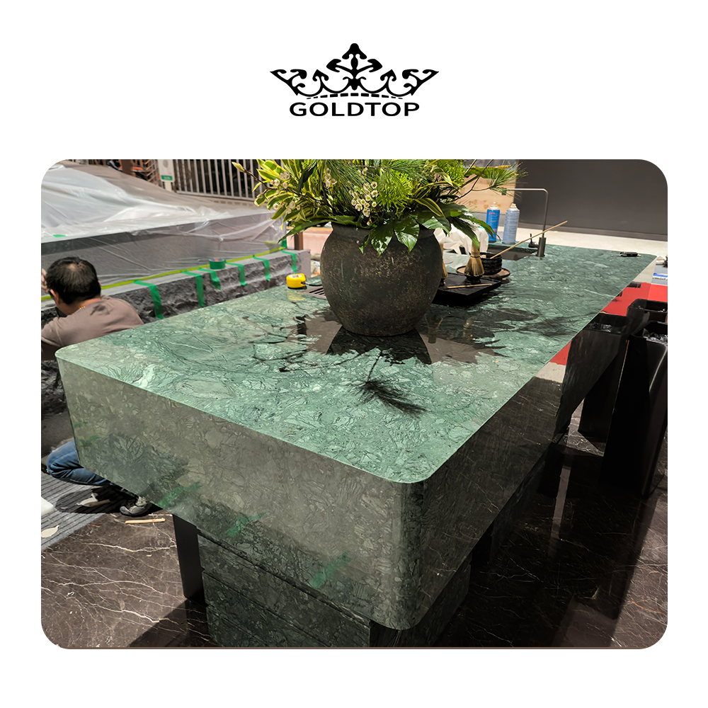 India Verde Guatemala Marble table