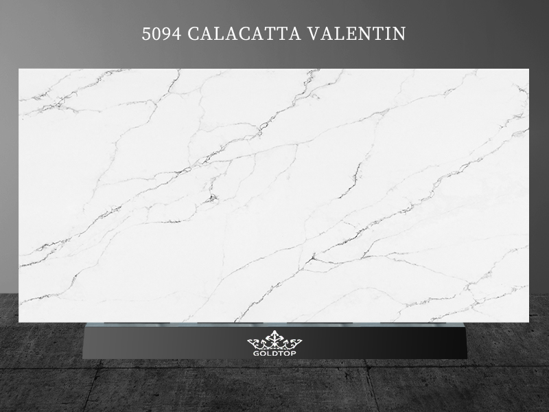 5094 Calacatta Valentin White Quartz Countertops