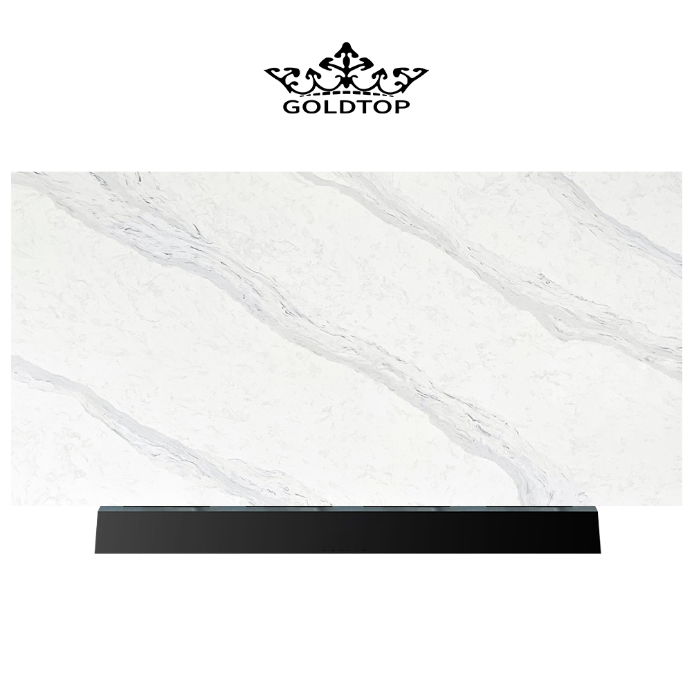 5103 Calacatta Earl Grey Quartz Countertops Supplier