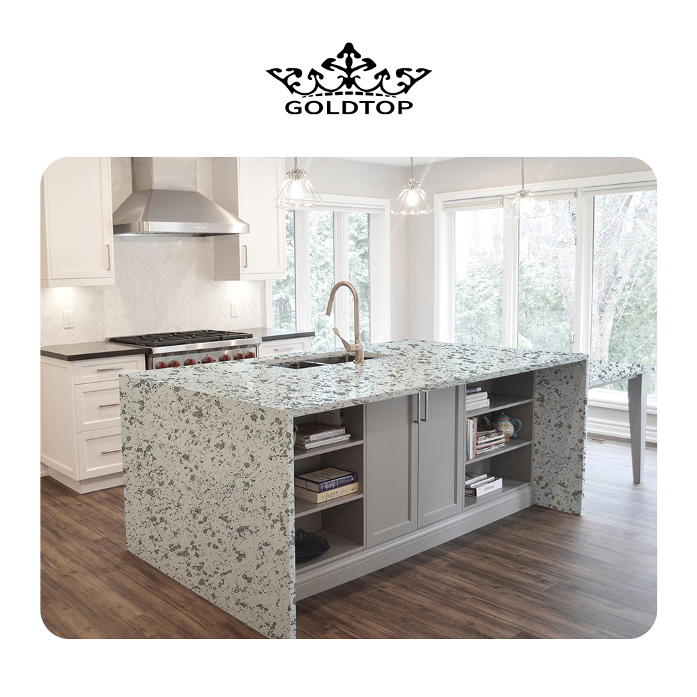 4007 Lotus Marble Quartz Slab