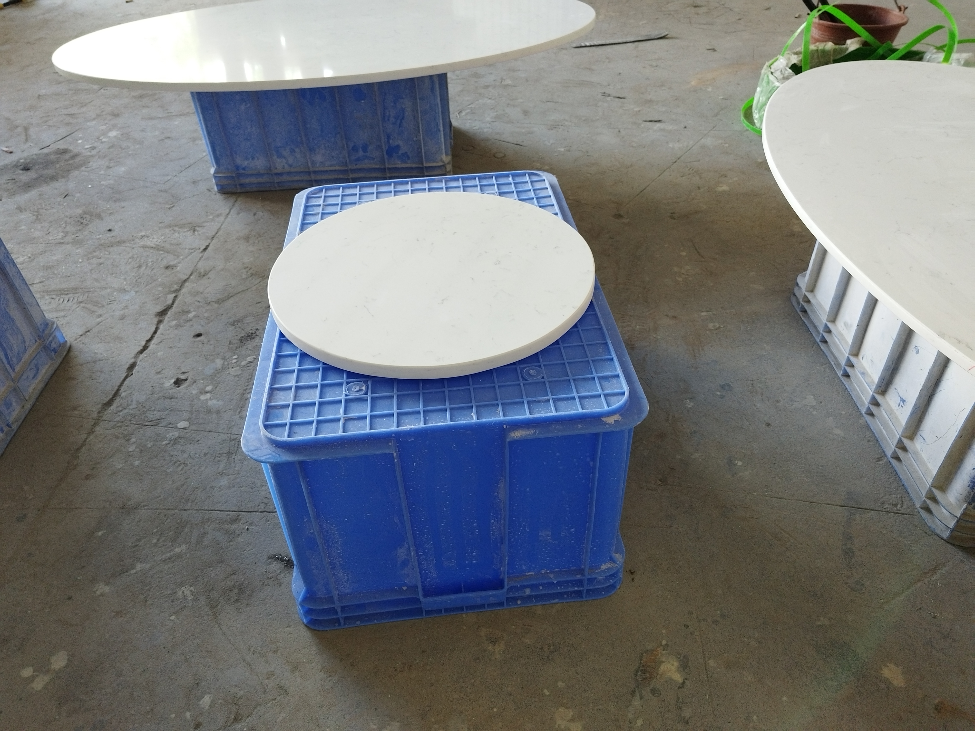 4032 Coarse Carrara Marble Quartz Slab