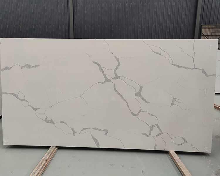 5026 Stream White Calacatta Quartz Countertops Suppliers