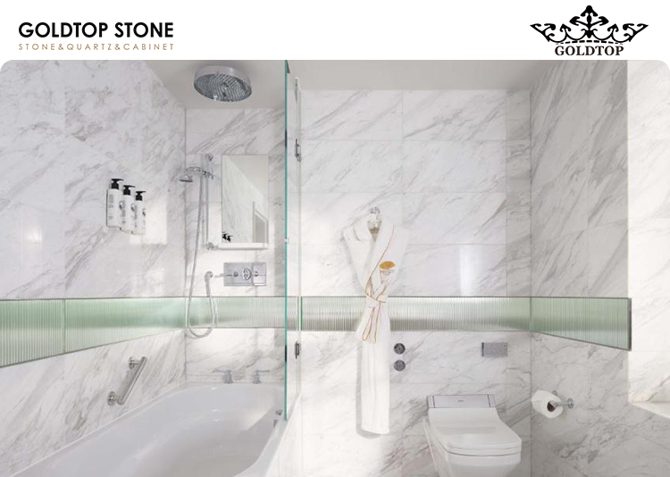 Mandarin Oriental Hyde Park, London &ndash; Luxurious Bathroom Spaces Crafted with Volakas White Marble