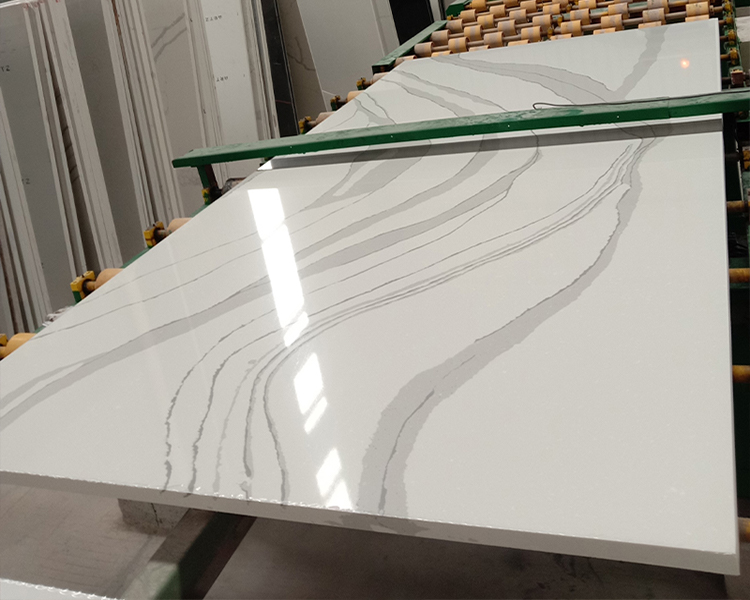 5014 Valley White Calacatta Quartz Countertops Manufacturer
