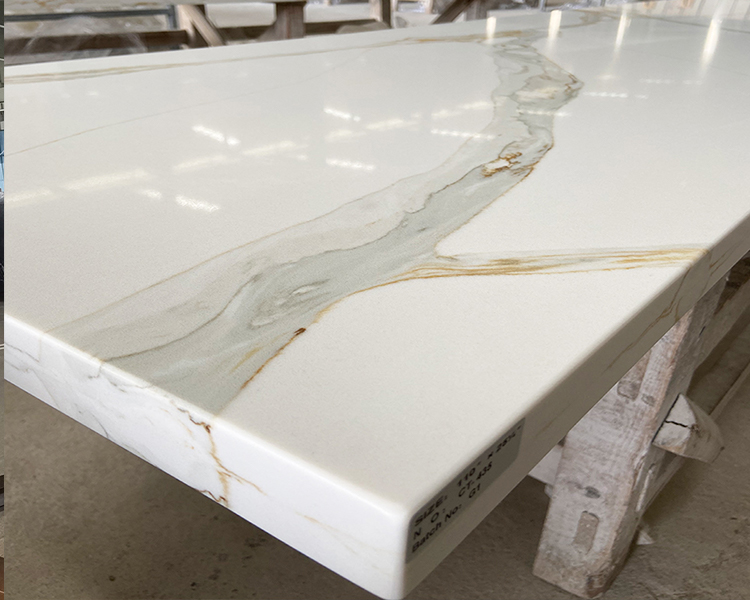 5075 Calacatta Primo White Quartz Suppliers Factory Direct Sales