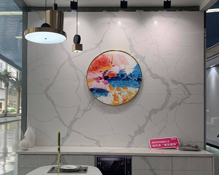 5060 Calacatta Mystero White Quartz Countertops Wholesale