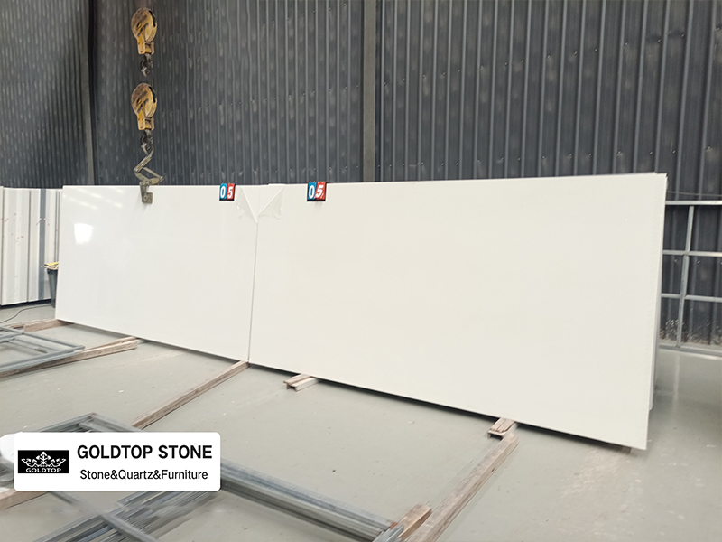 1015 Aspen Ice Quartz Artificial Stone Slab & Tiles Manufacturer