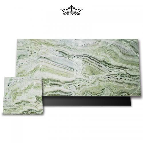 Jade Green Cloud Marble Tile