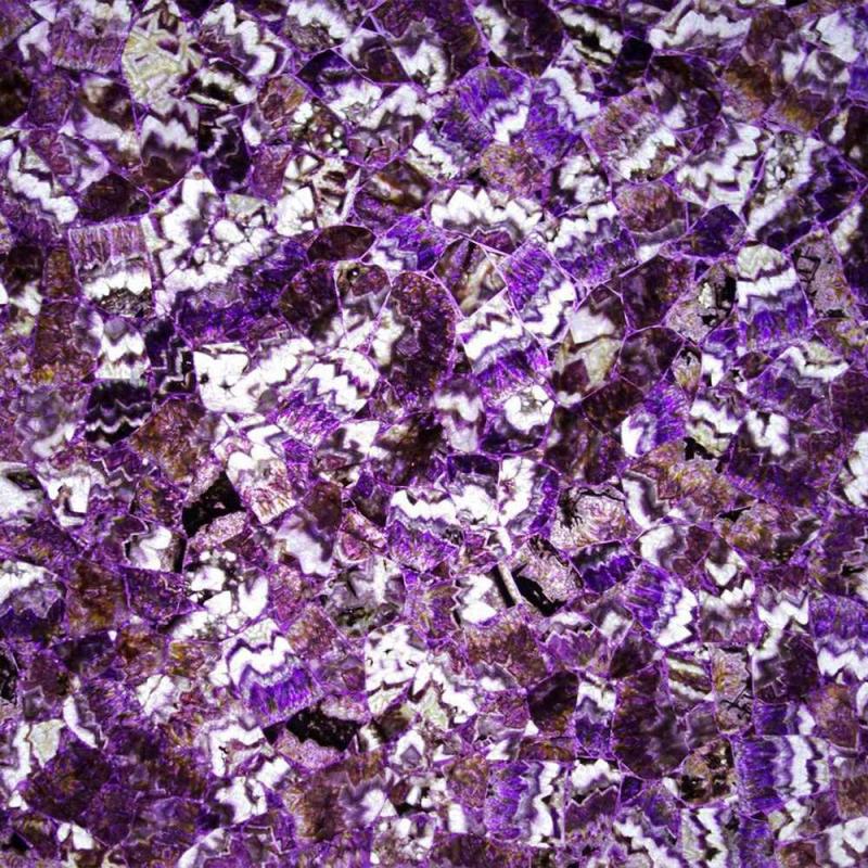 Purple Crystal Semi-precious Stone