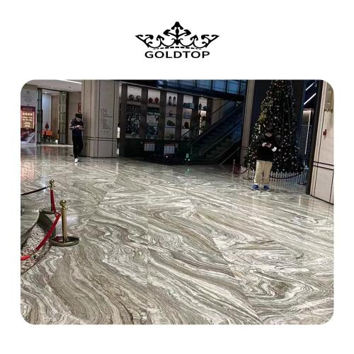 Cloudy wave marble for floor tiles