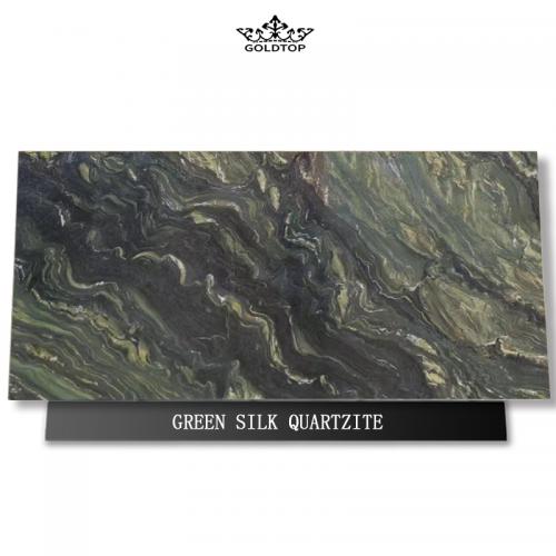 Green silk Quartziteslabs