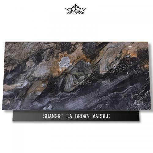Shangri-La Brown Marble Slabs