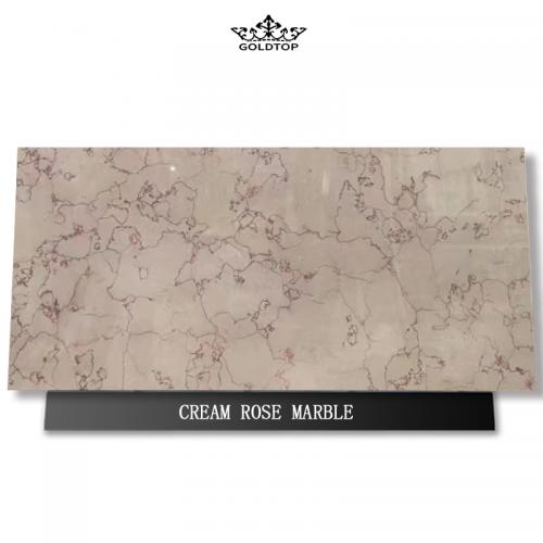 Cream Rose Marble Slab