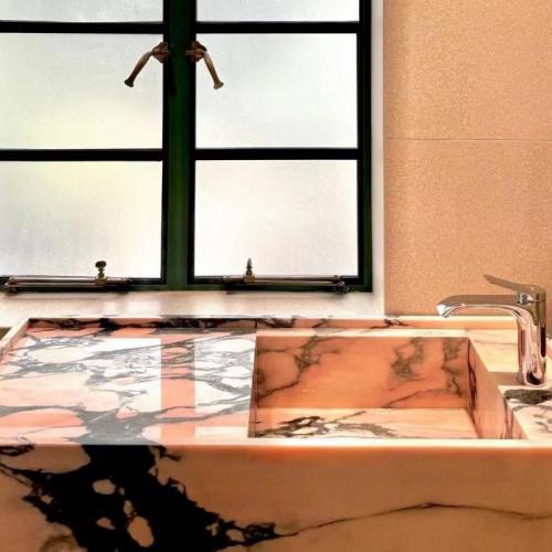 Arabescato Orobico Rosso Red Light Marble