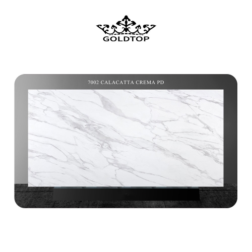 7002 Calacatta Crema PD Quartz Slabs