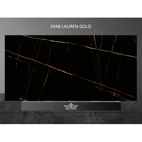 5048 Lauren Gold Black Quartz
