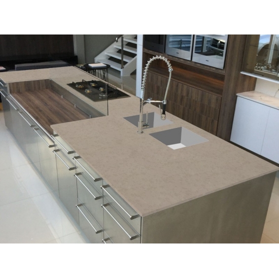 4077 Clamshell Grey Marble Quartz