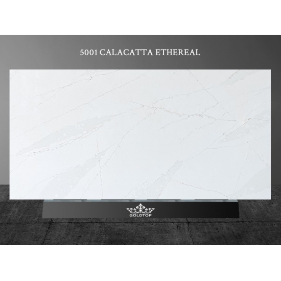 5001 Calacatta Ethereal Quartz