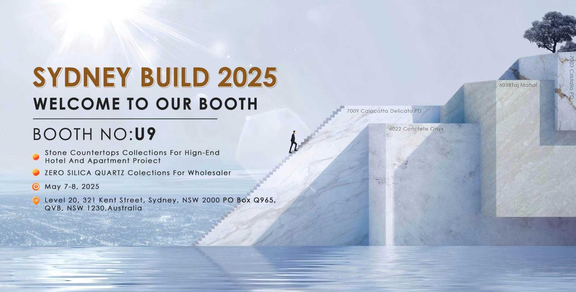 شركة GOLDTOP STONE ستشارك في معرض Sydney Build 2025 – أنت مدعو!